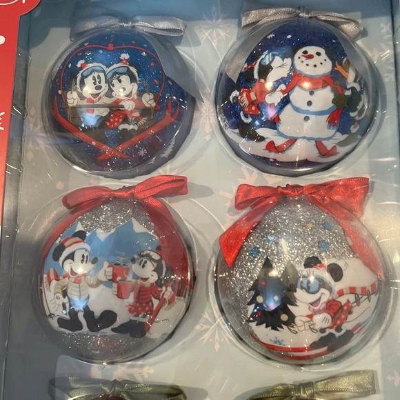 Disney ornament set of 6 new in box - Picture 2 of 5